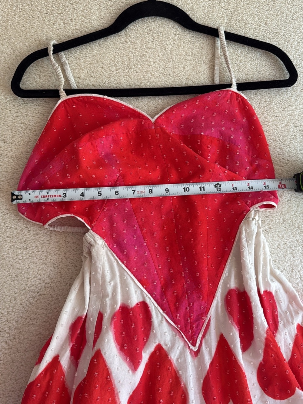 FARM Rio Red and White Heart-Print Maxi Dress - Picture 4 of 5